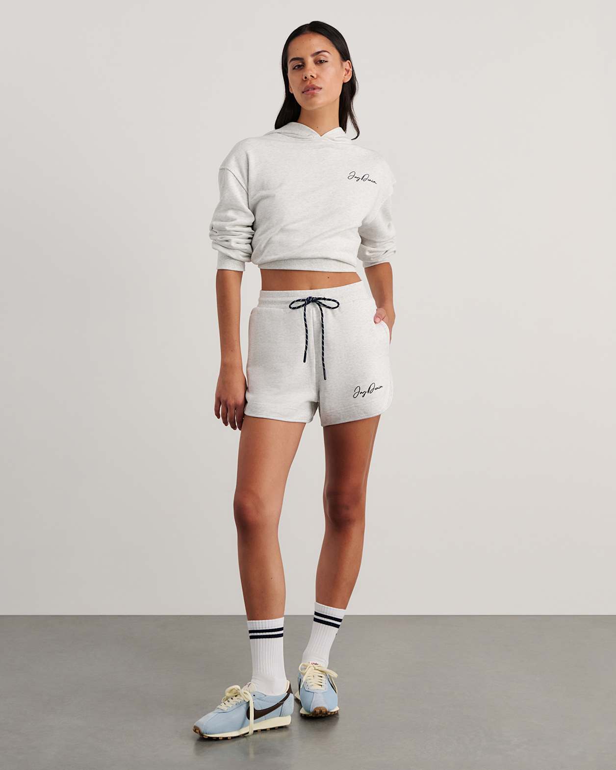 Aston Sweat Short in GREY MARLE