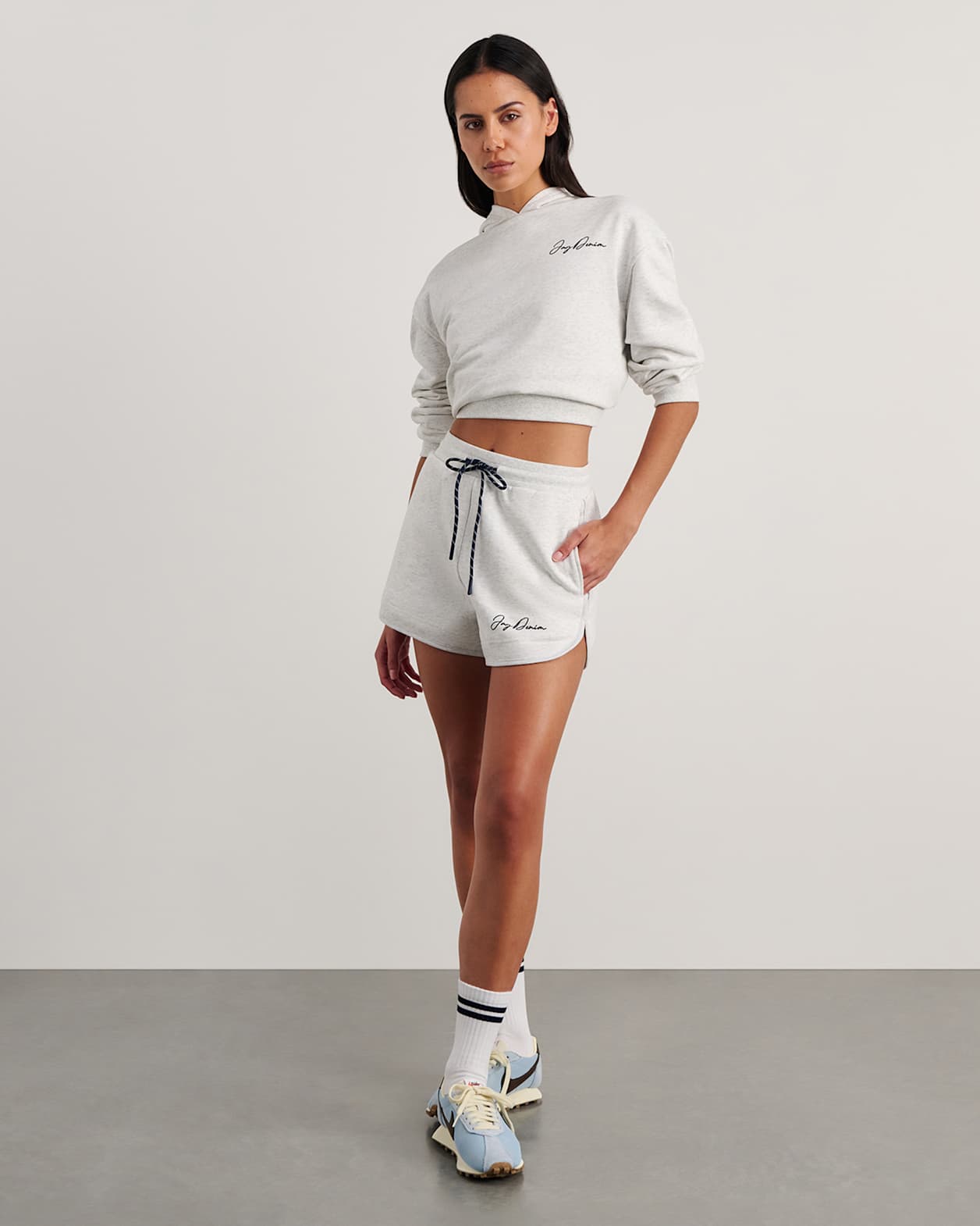 Aston Sweat Short in GREY MARLE