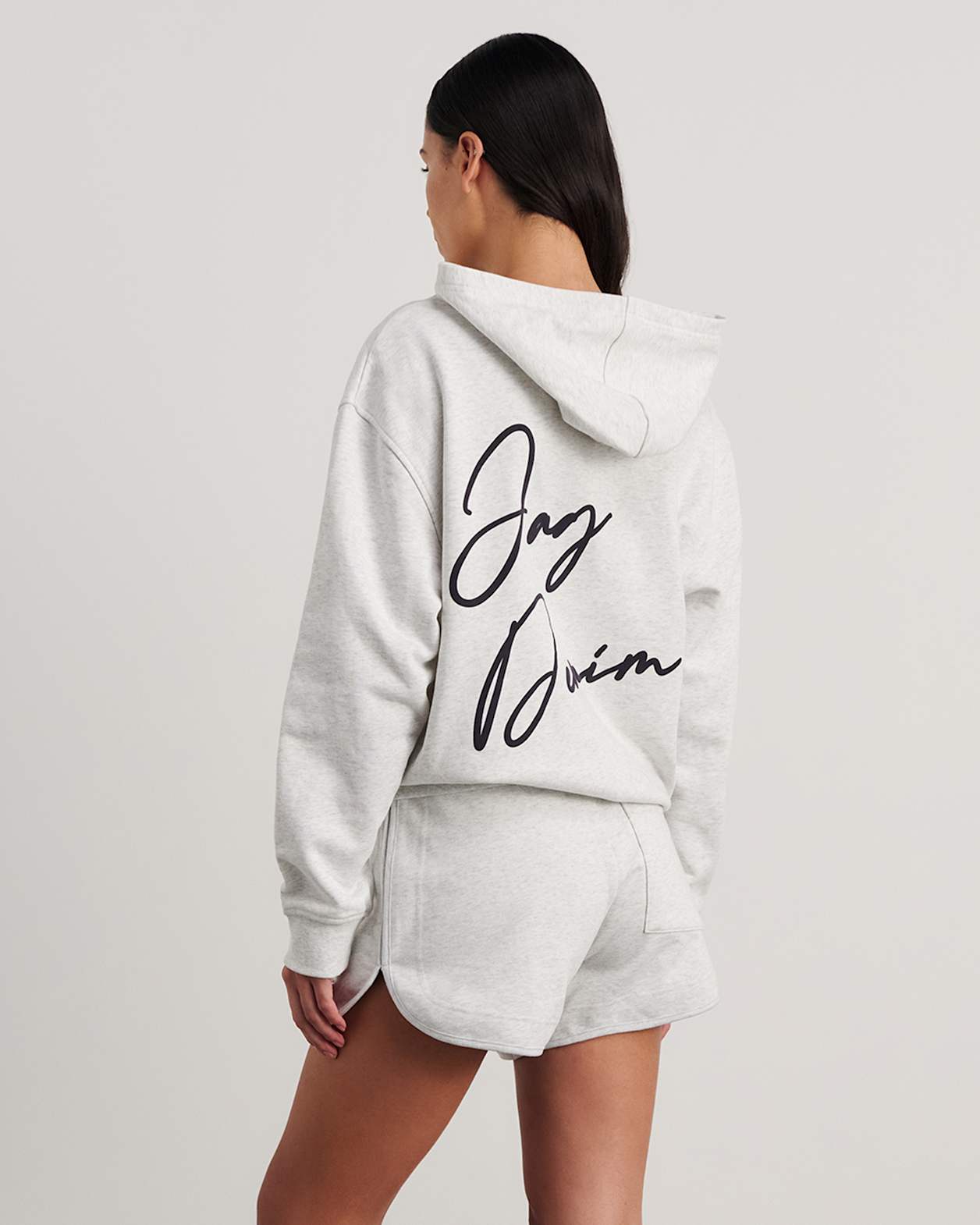 Aston Hoodie in GREY MARLE