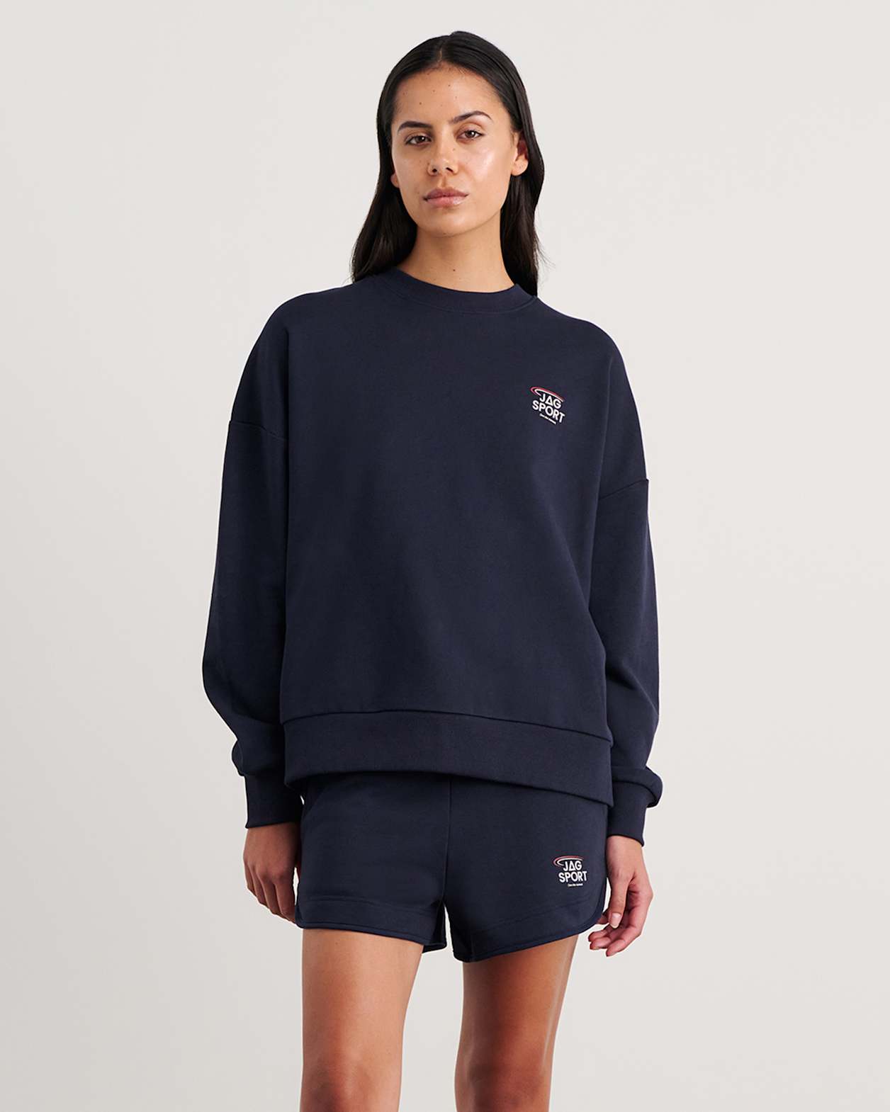 Aston Crew Sweat in NAVY