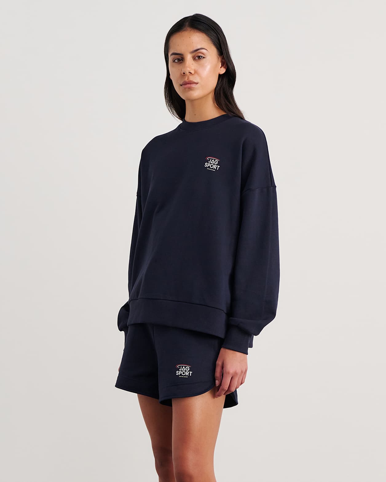 Aston Crew Sweat in NAVY