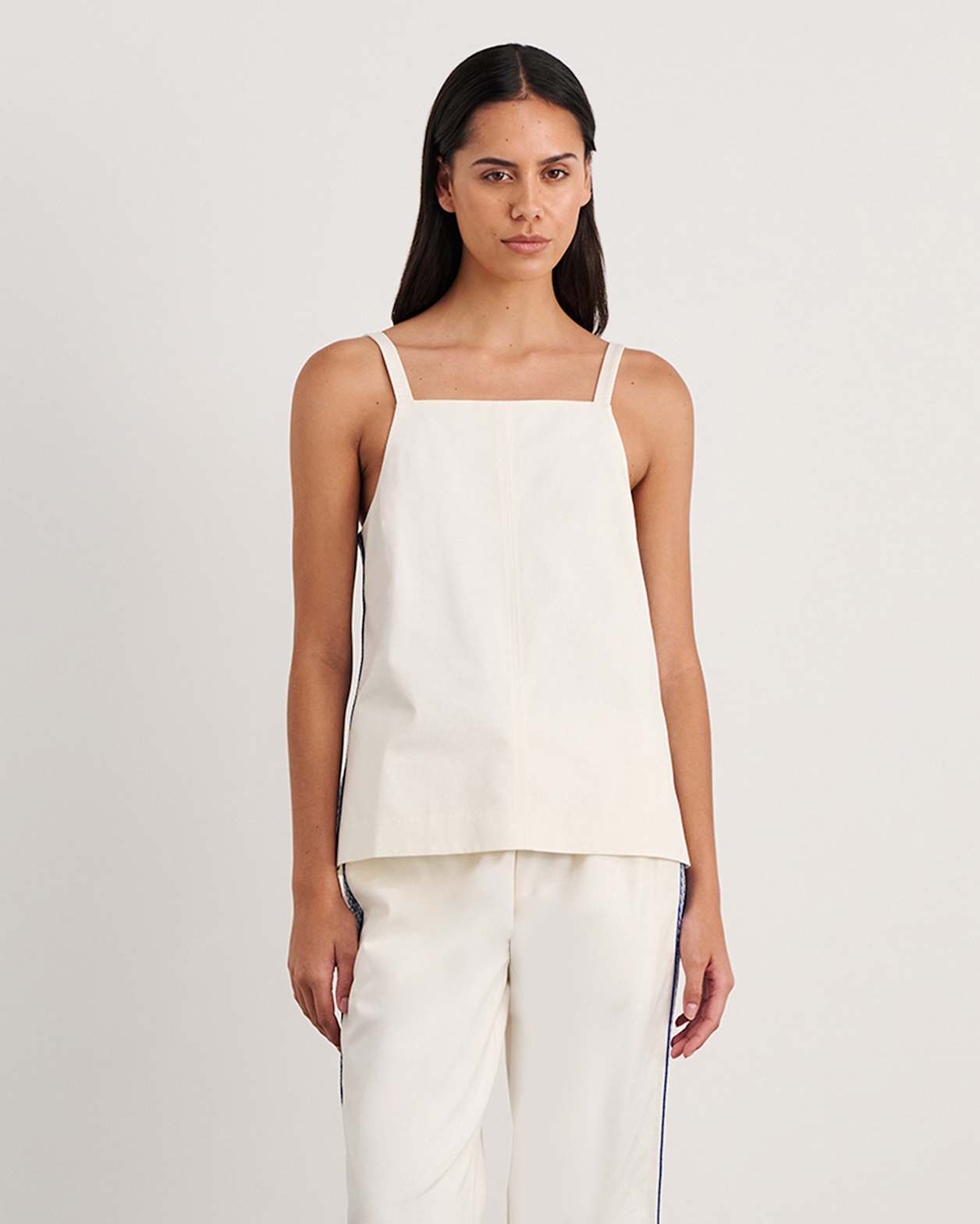 Canvas Contrast Cami in MILK