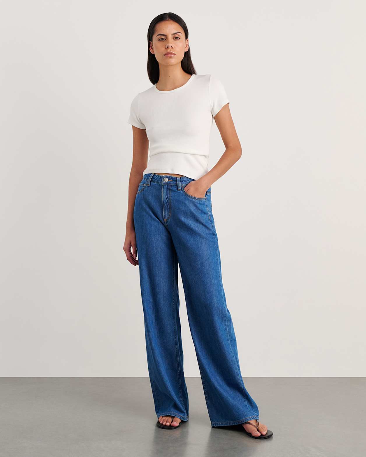 Kate Baby Tee in WHITE