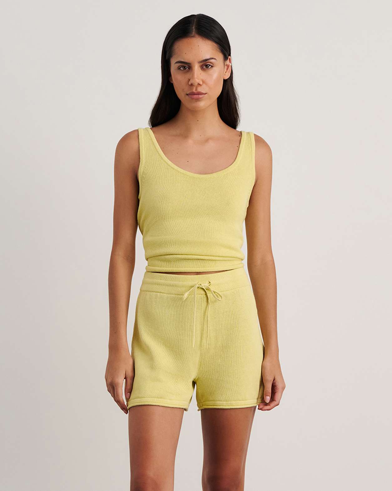 Brita Knit Tank in CITRUS