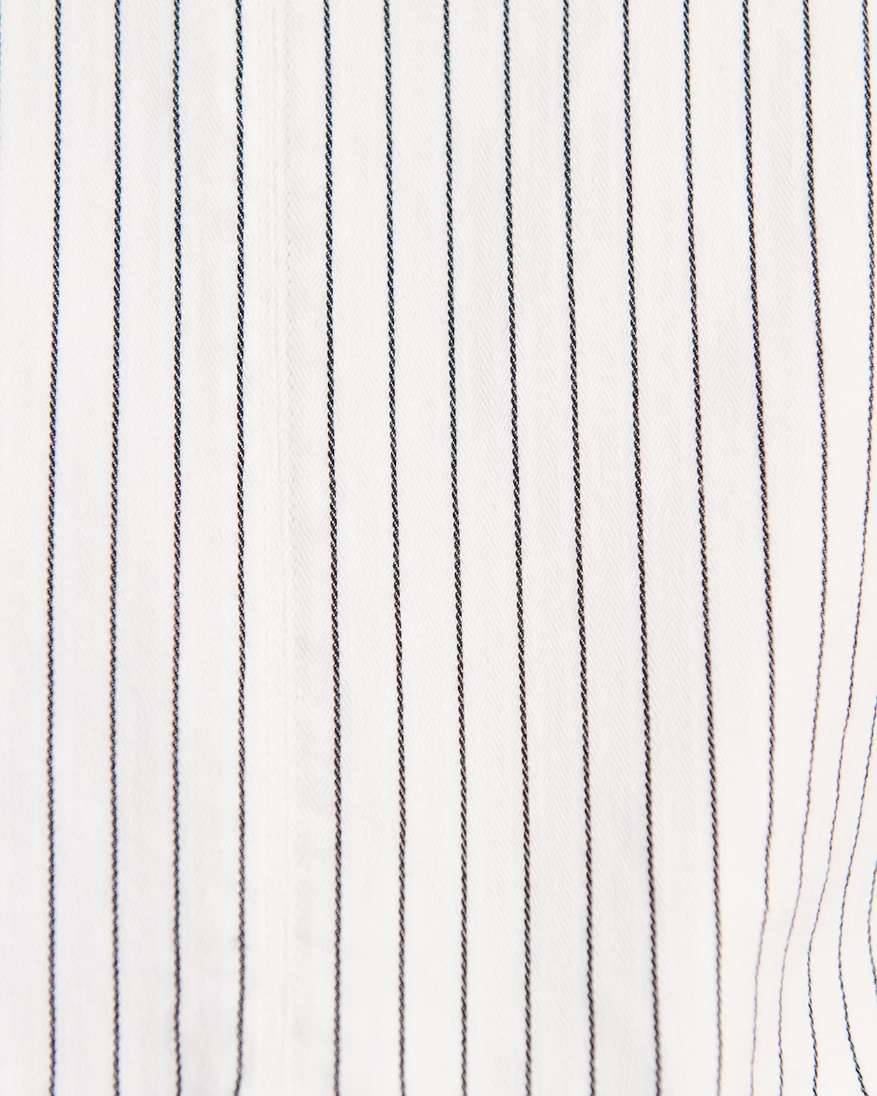 Billie Stripe Denim Top in WHITE/BLACK
