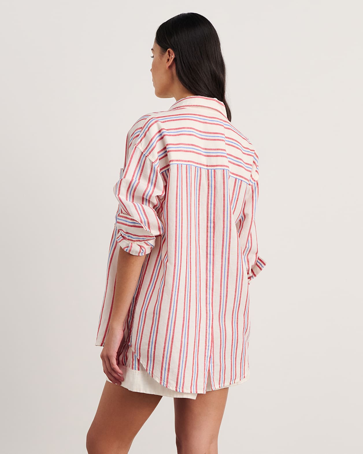 Winona Stripe Shirt in IVORY/MULTI