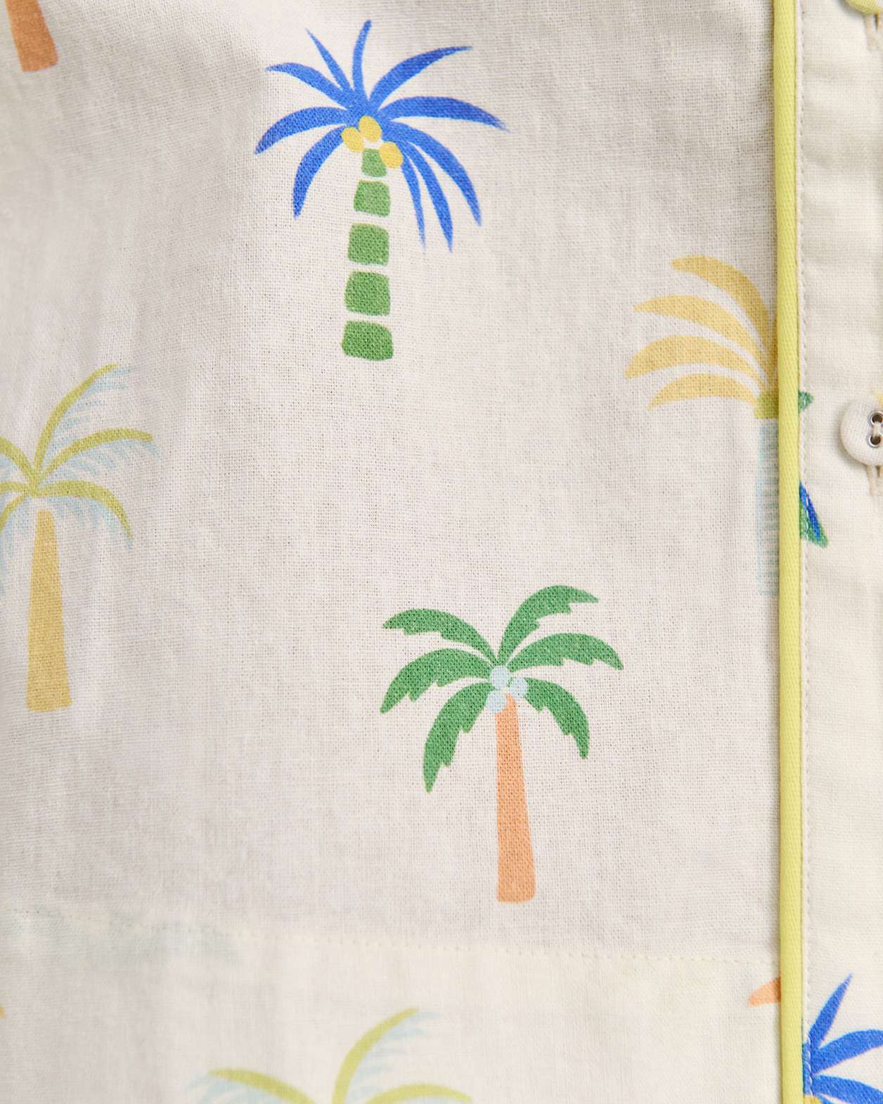 Palm Shirt Dress in IVORY/MULTI