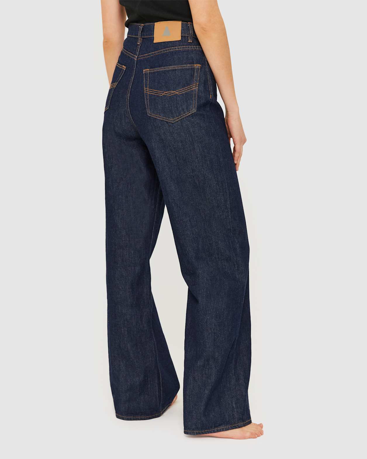 Leah Wide Leg Jean in RAW WASH