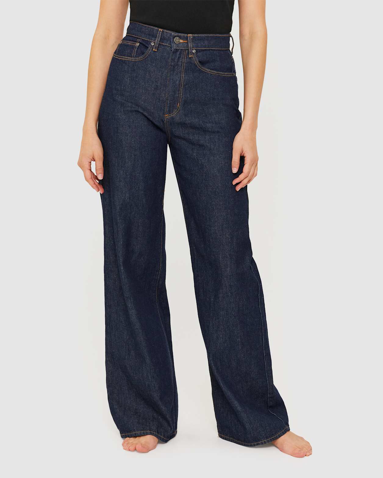 Leah Wide Leg Jean in RAW WASH
