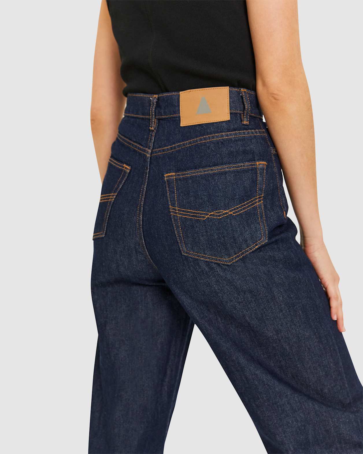 Leah Wide Leg Jean in RAW WASH
