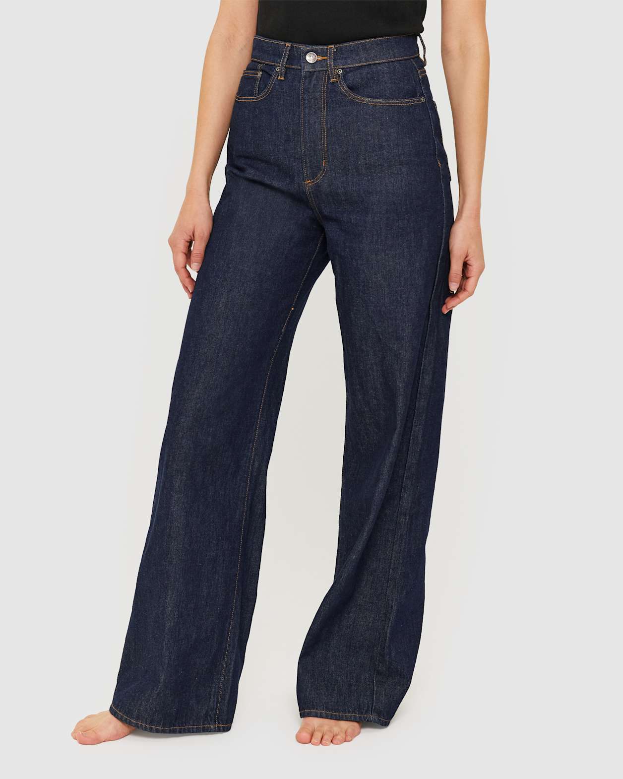 Leah Wide Leg Jean in RAW WASH