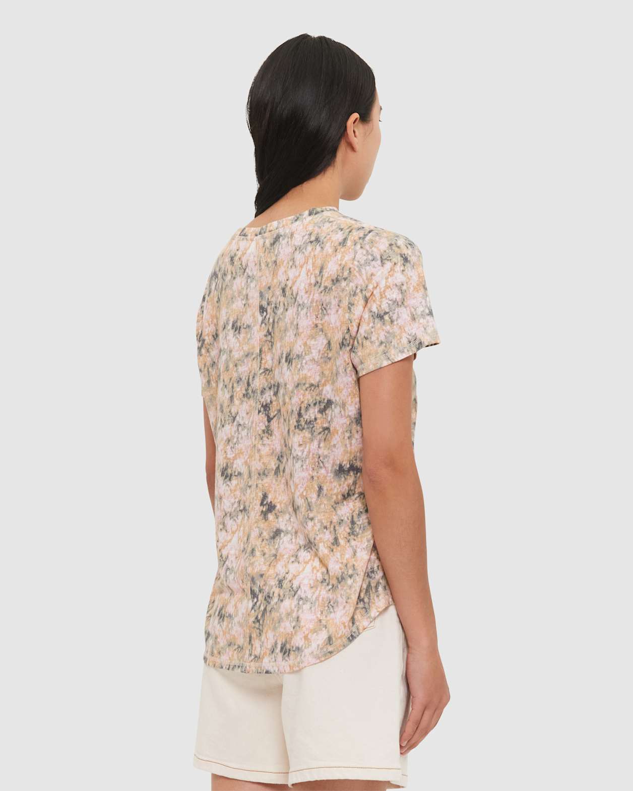Ava Kaleidoscope Printed Tee in MULTI