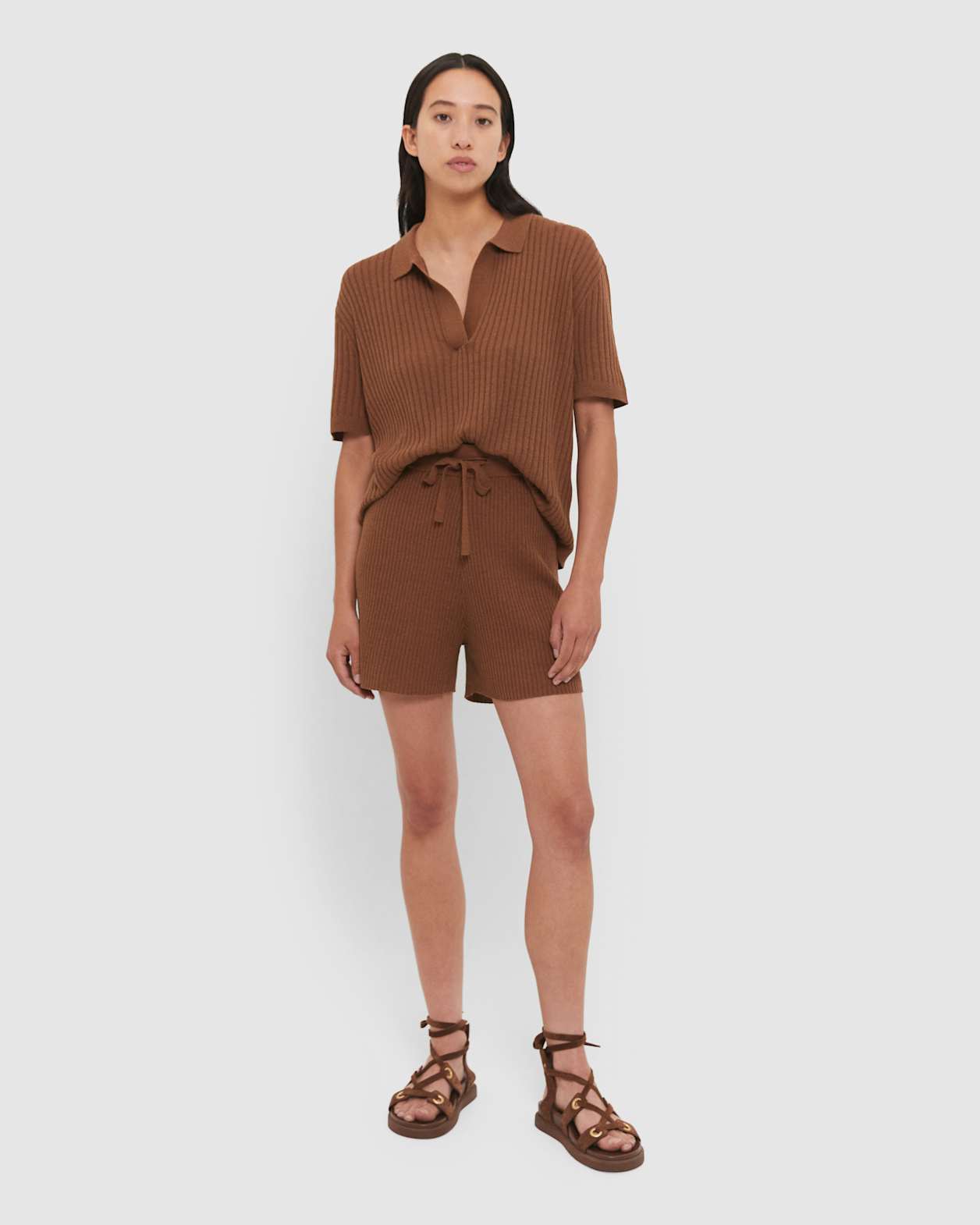 Sadie Knitted Top in COCONUT