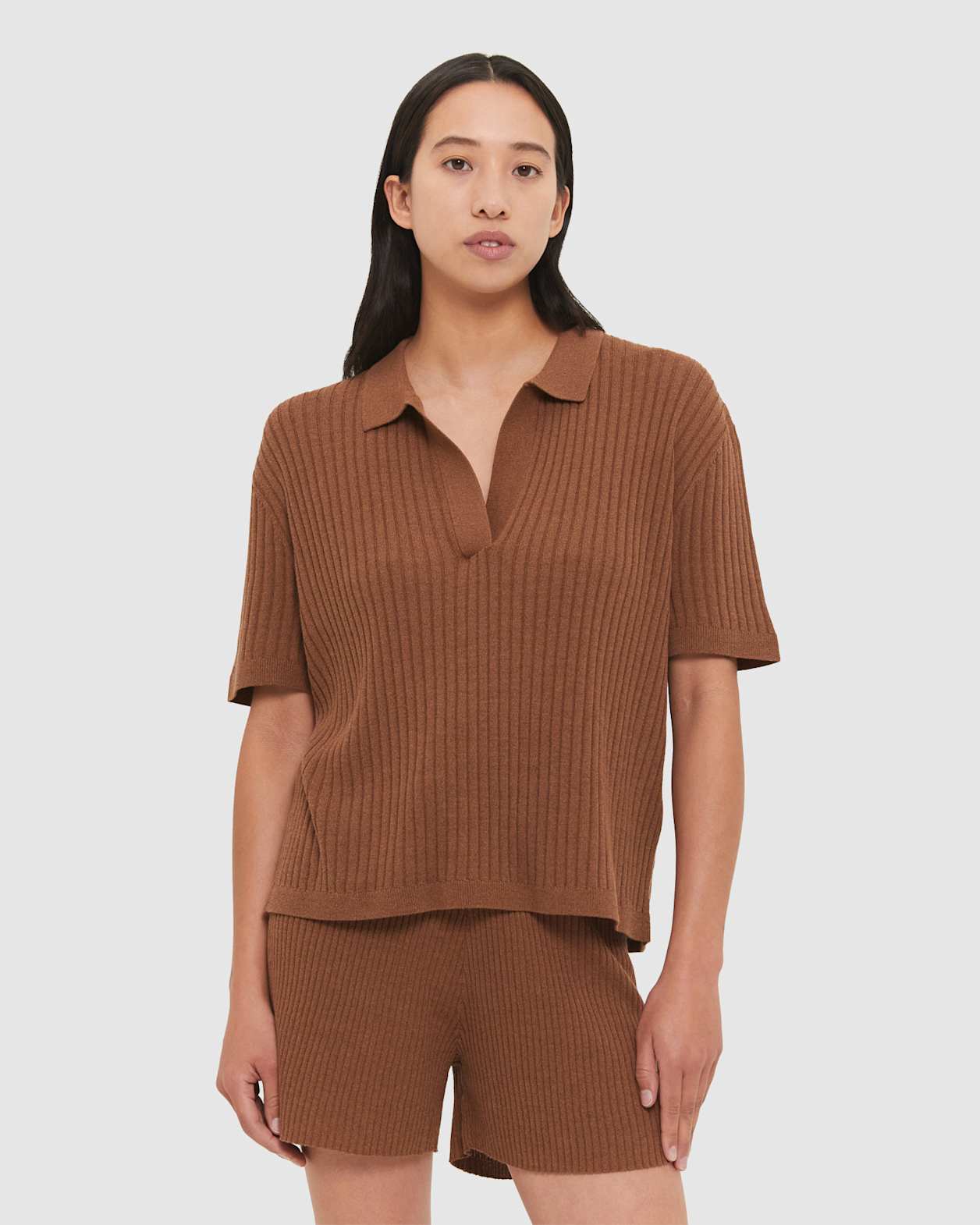 Sadie Knitted Top in COCONUT