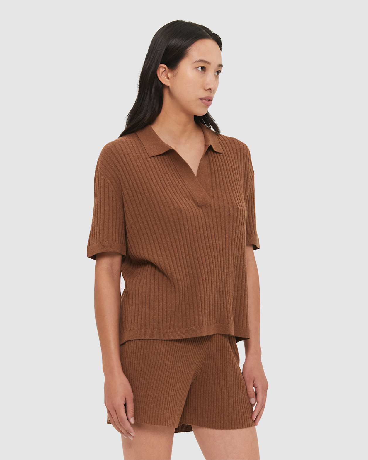 Sadie Knitted Top in COCONUT