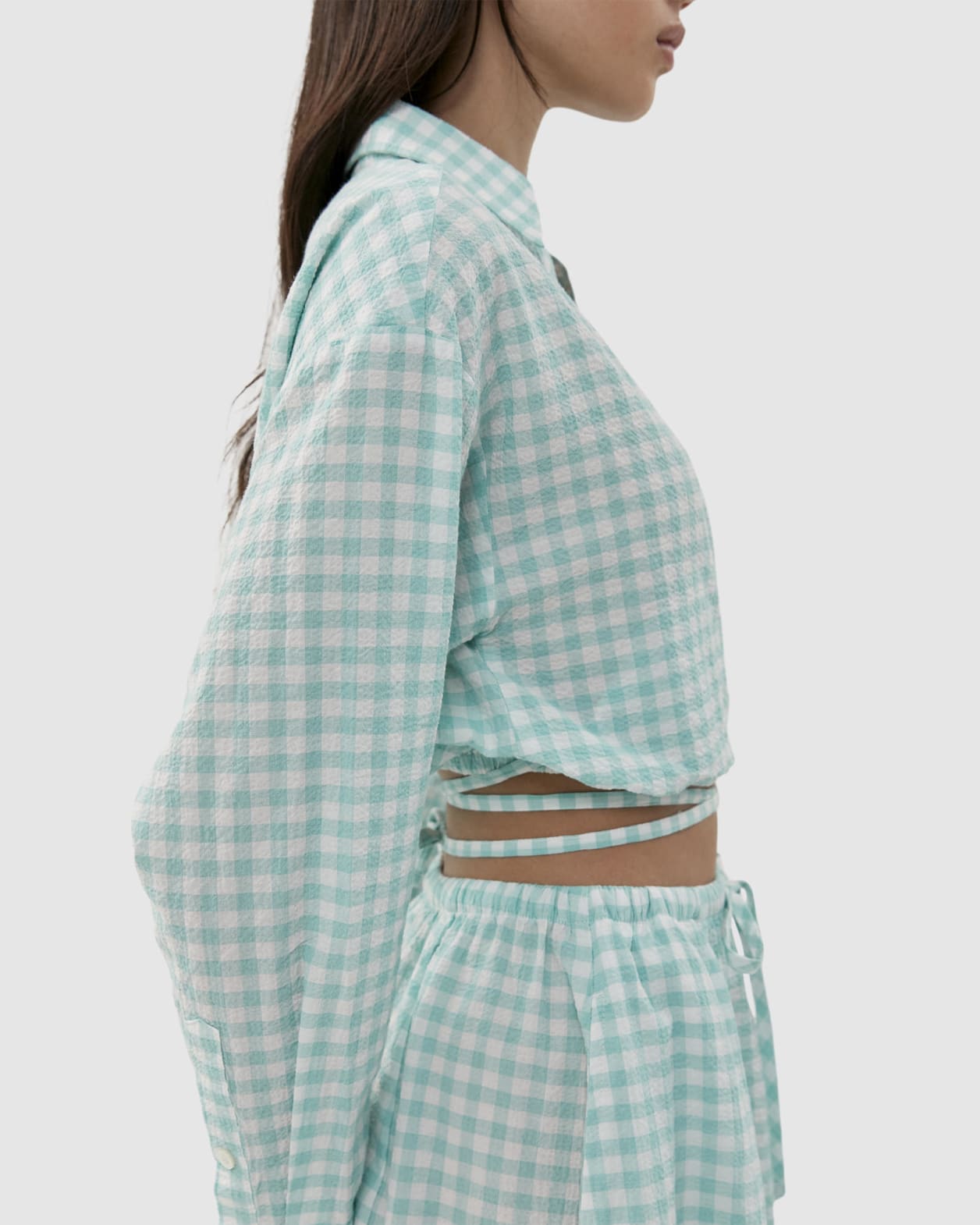 Picnic Wrap Top in MINT