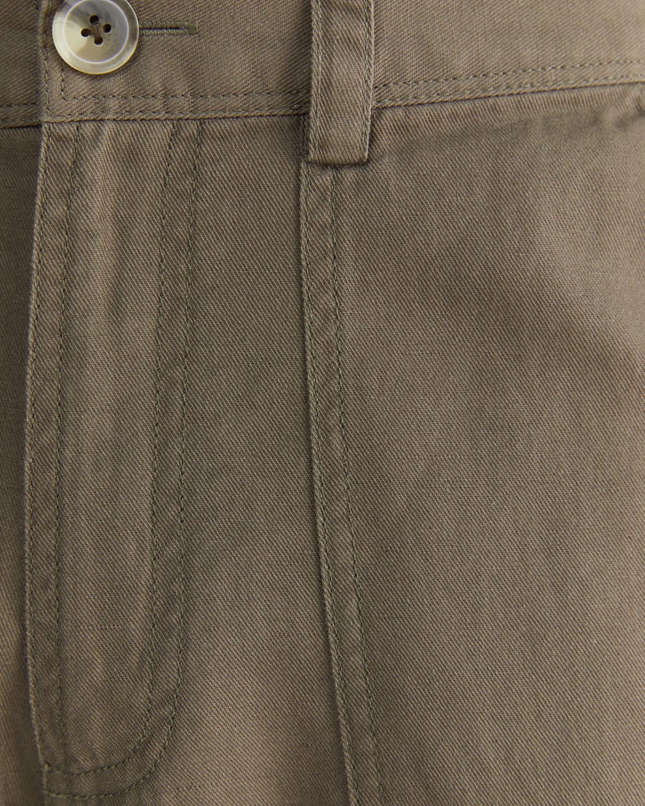 Cotton Linen Workroom Pants in KHAKI