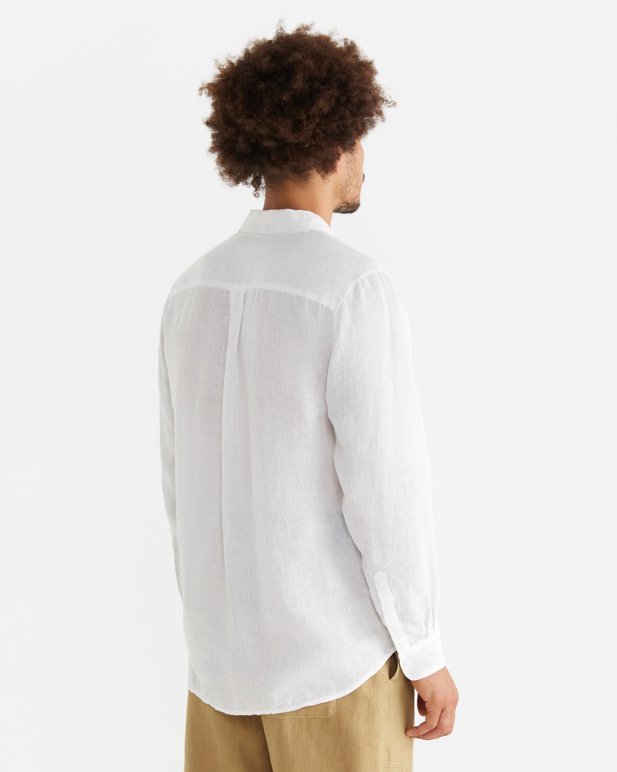 Hux Linen Shirt in WHITE