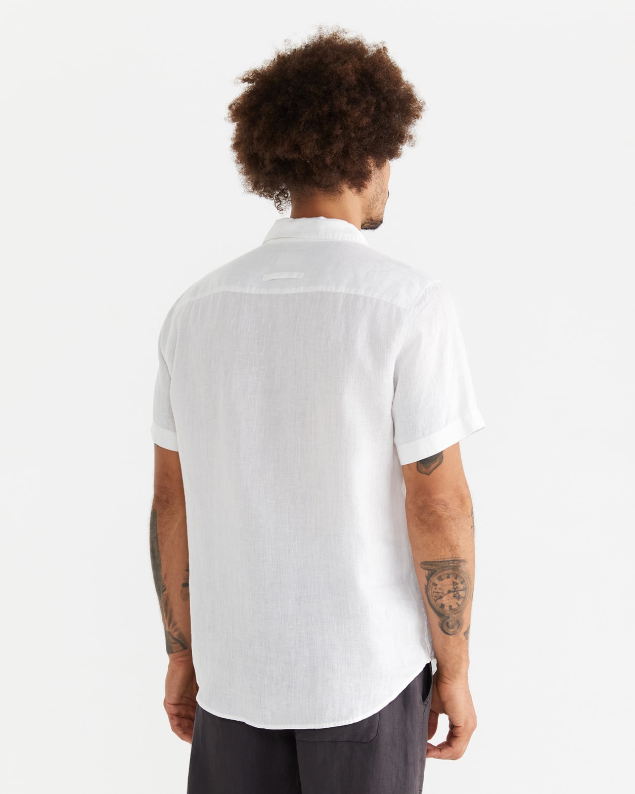 Short Sleeve Linen Shirt | JAG