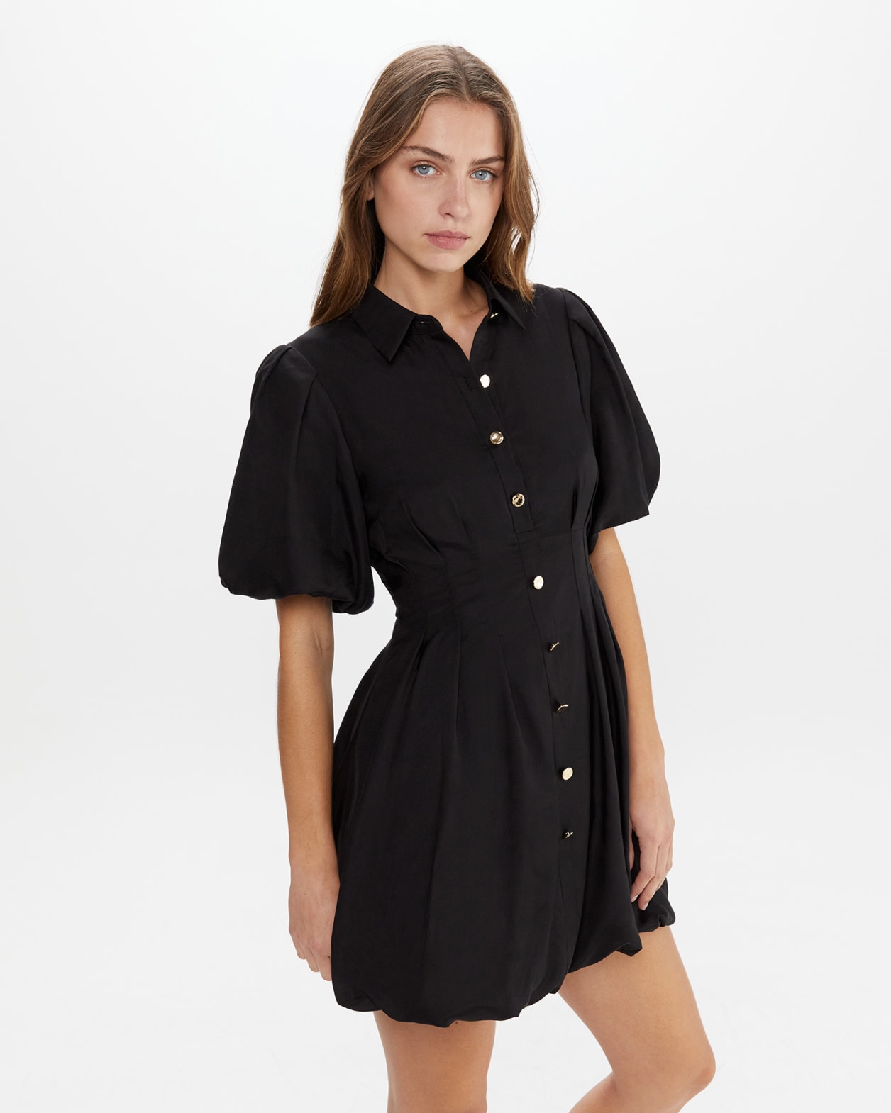 Kinsley Cotton Silk Shirt Dress | JAG