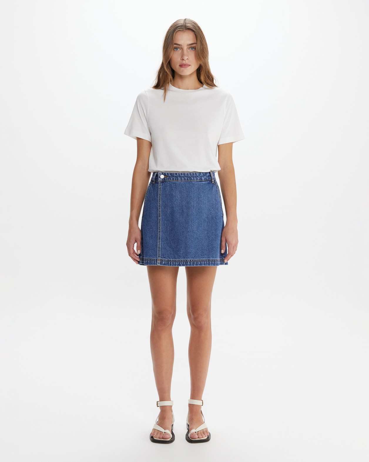 Anais Mini Denim Skirt | JAG