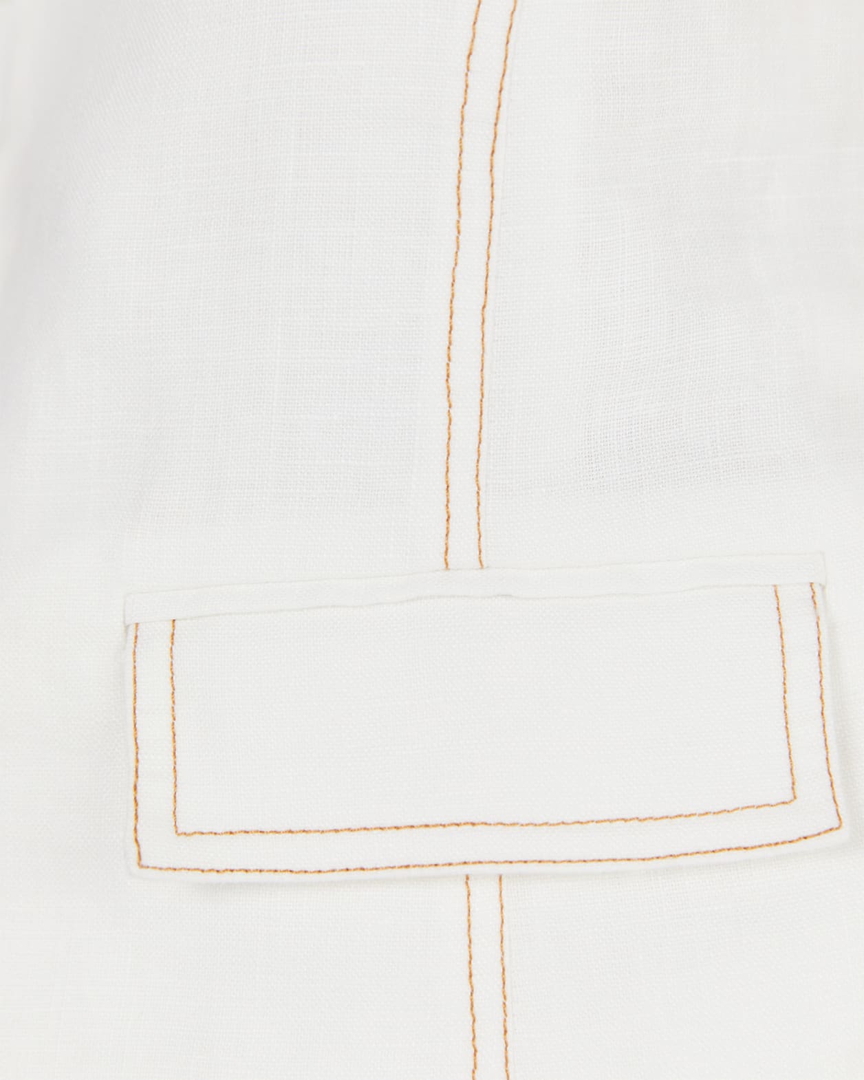 Sabine Linen Vest in WHITE