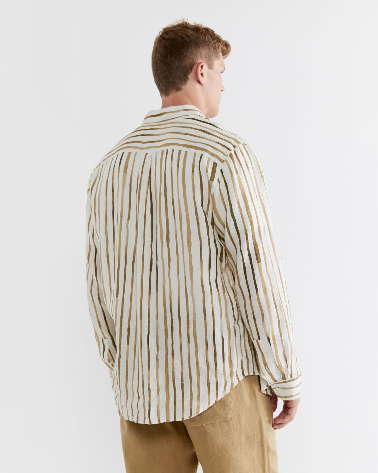 Hux Linen Riviere Shirt in ANTIQUE