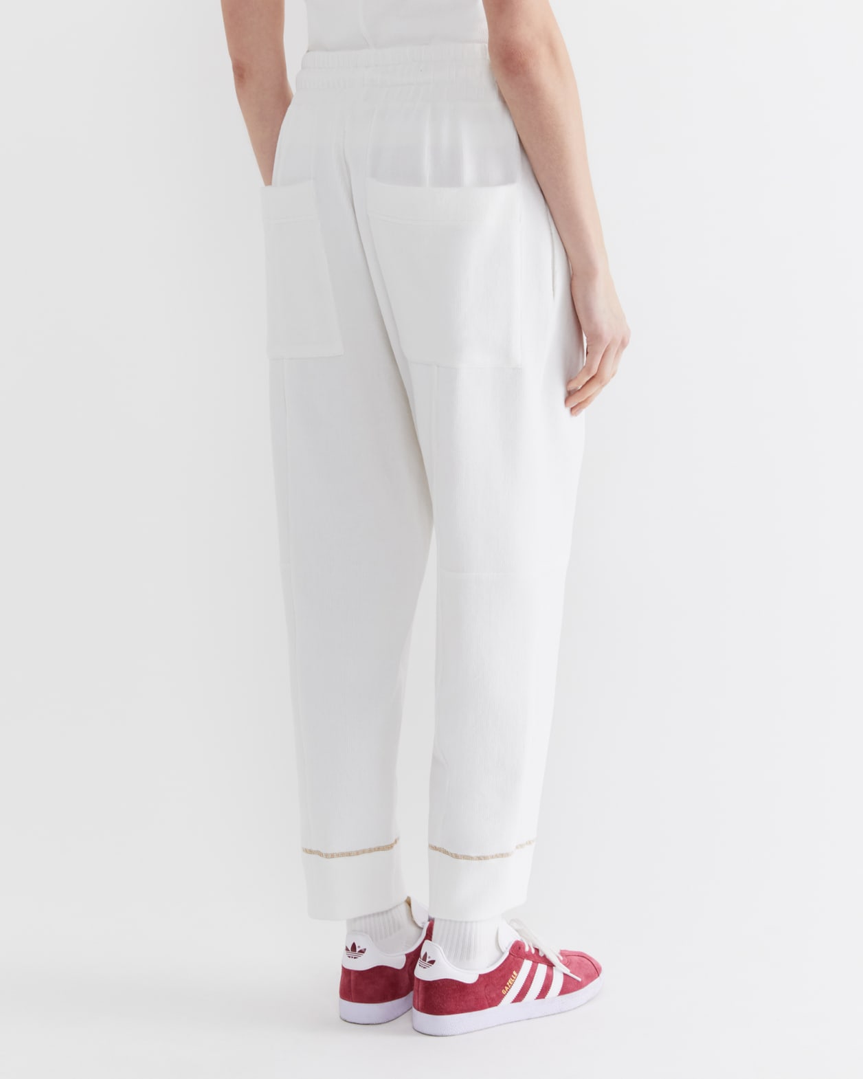 Alyse Cord Pull On Pant in OFF WHITE