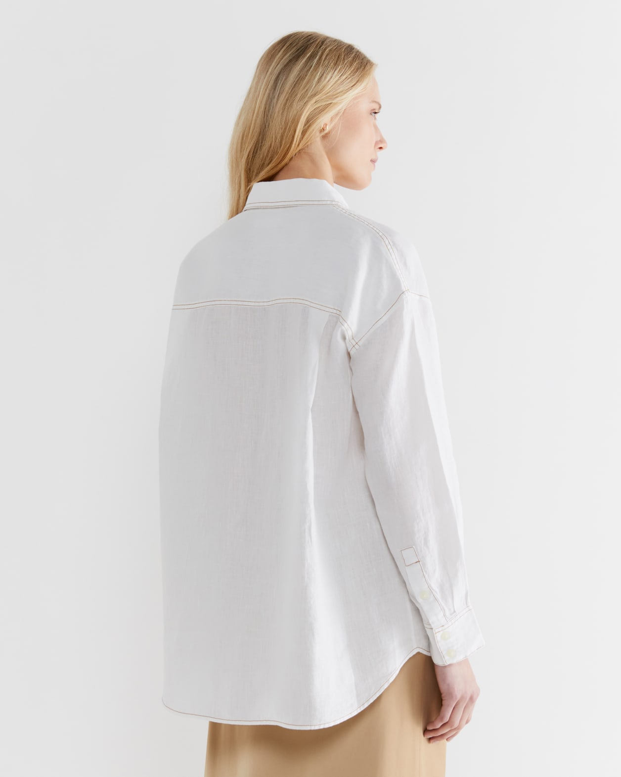 Cindy Linen Oversized Shirt | JAG
