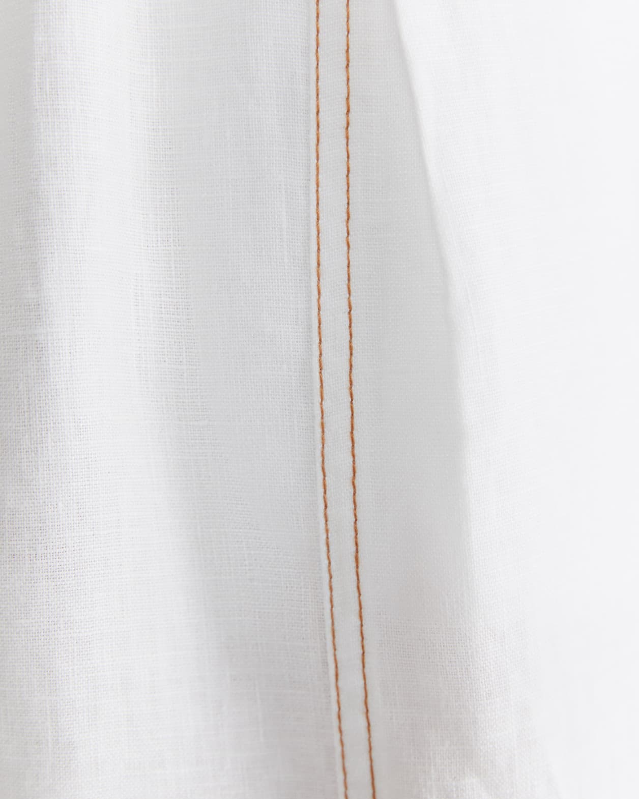 Sabine Linen Pull On Pant in WHITE