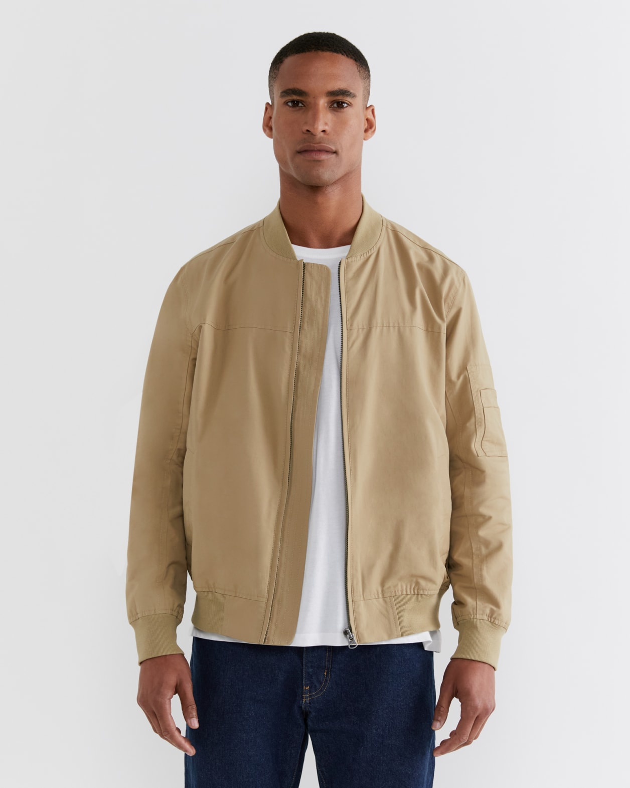 Ford Nylon Twill Bomber in SAND