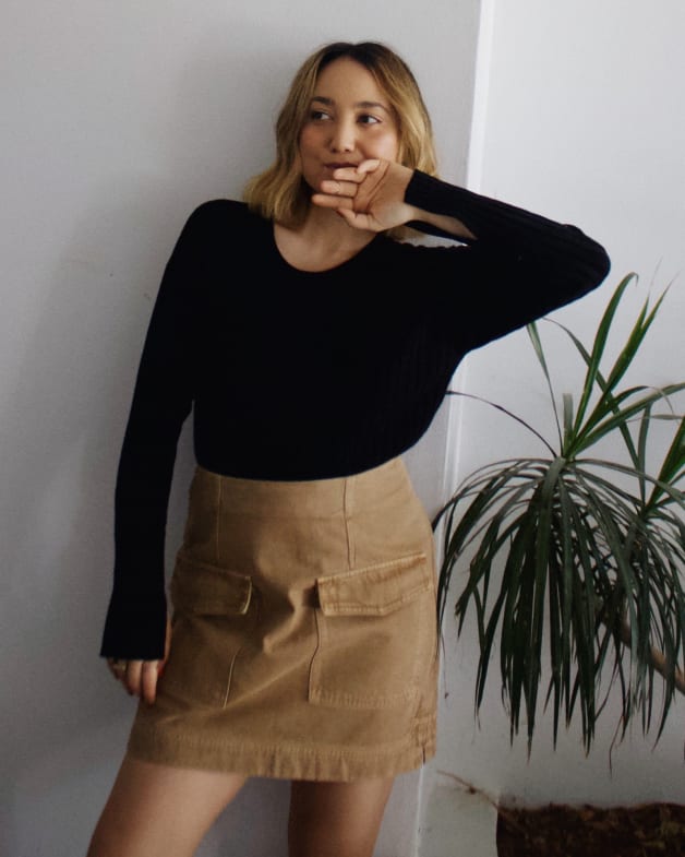 Jag cord discount skirt