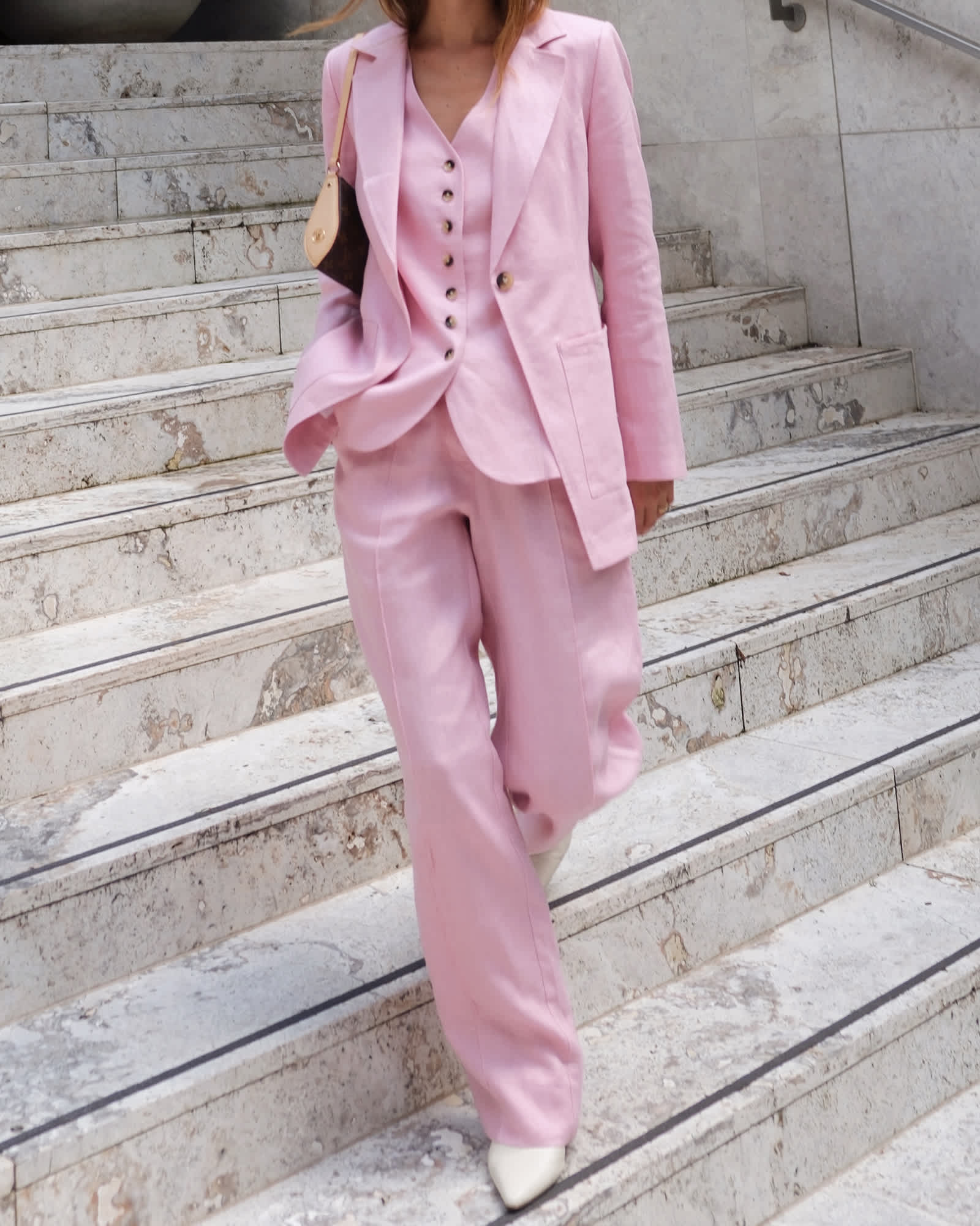 Kayla Linen Pintuck Pant