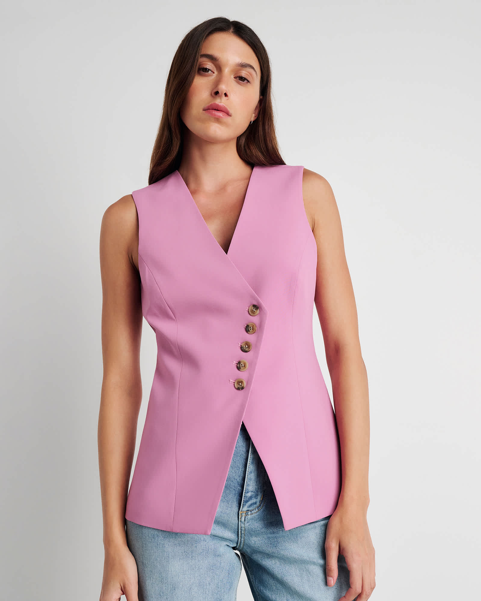 Gia Asymmetric Vest