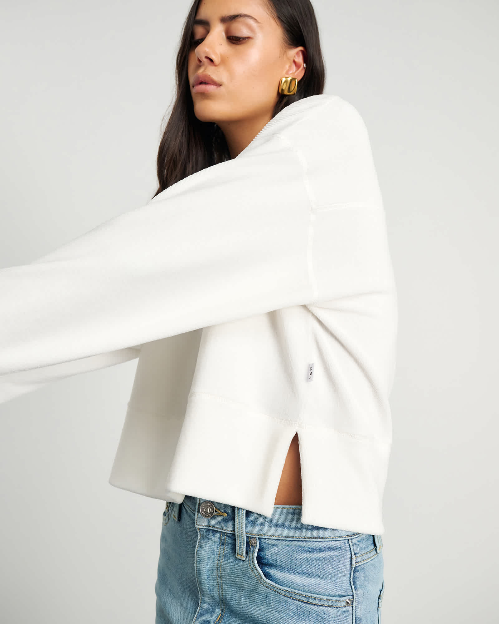 Alyse Cord Long Sleeve Sweat