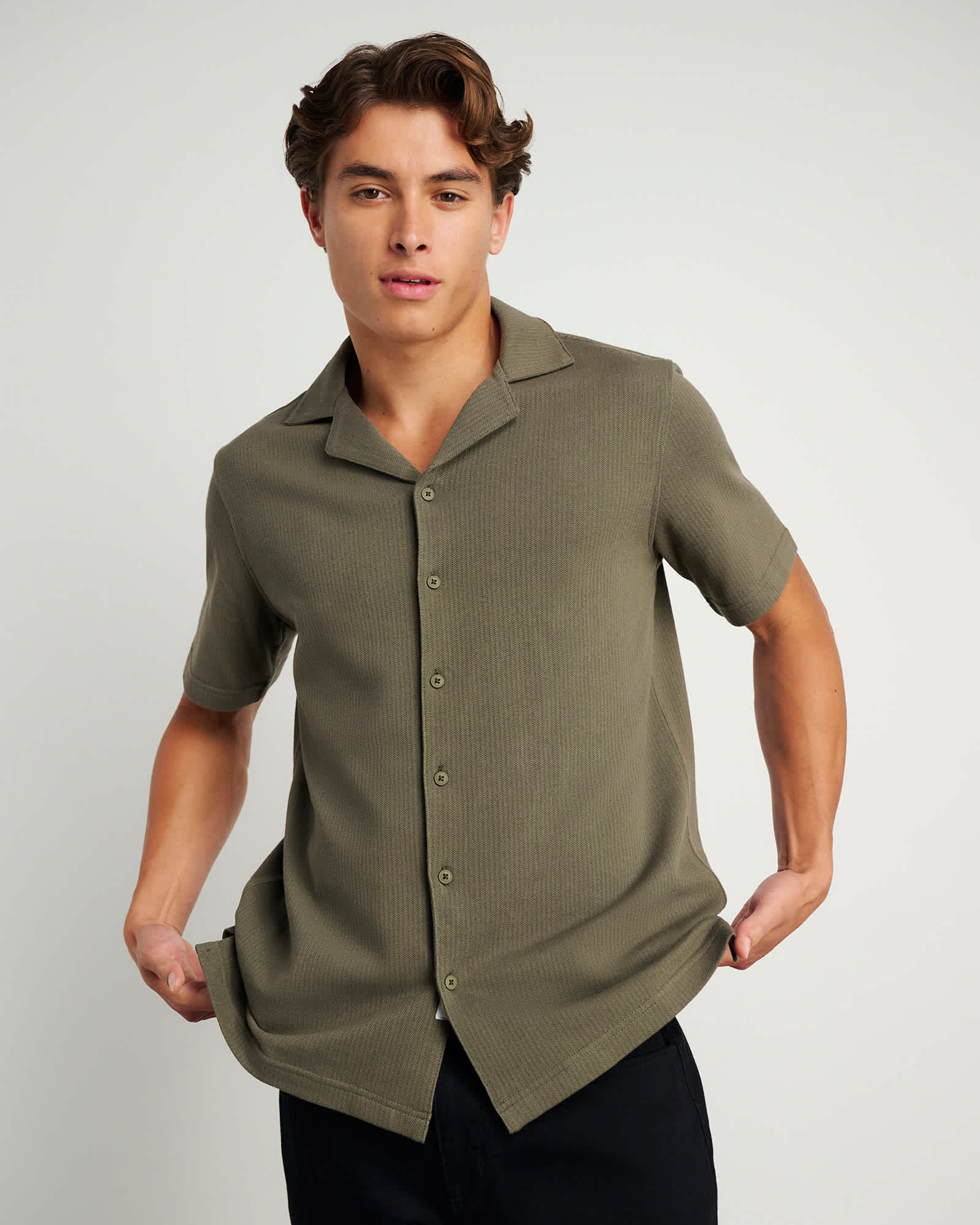 Francis Knitted Cotton Shirt