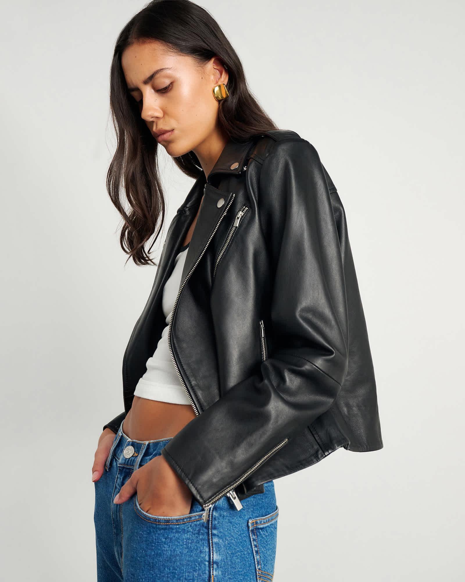 Leather Biker Jacket