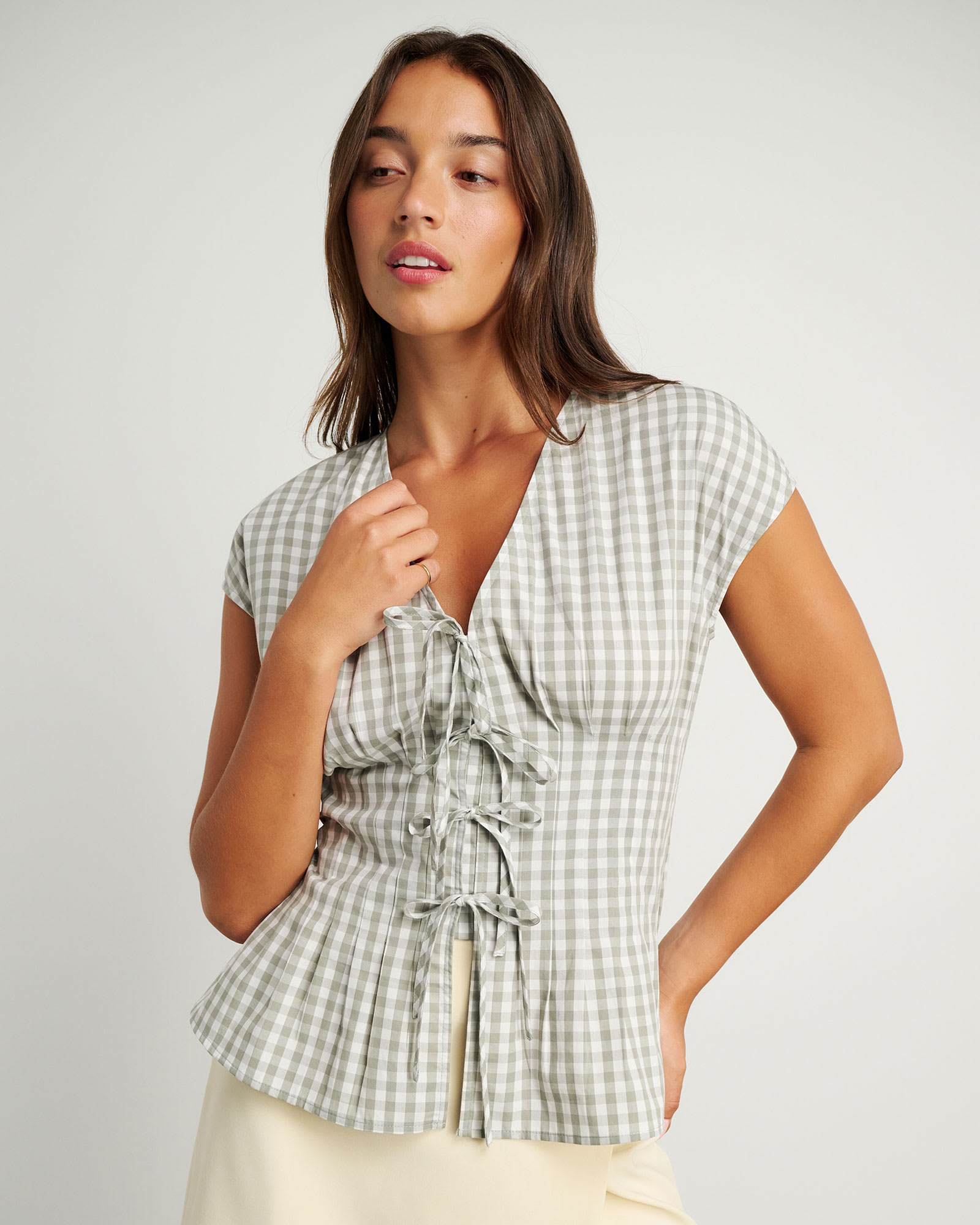 Poppy Gingham Top