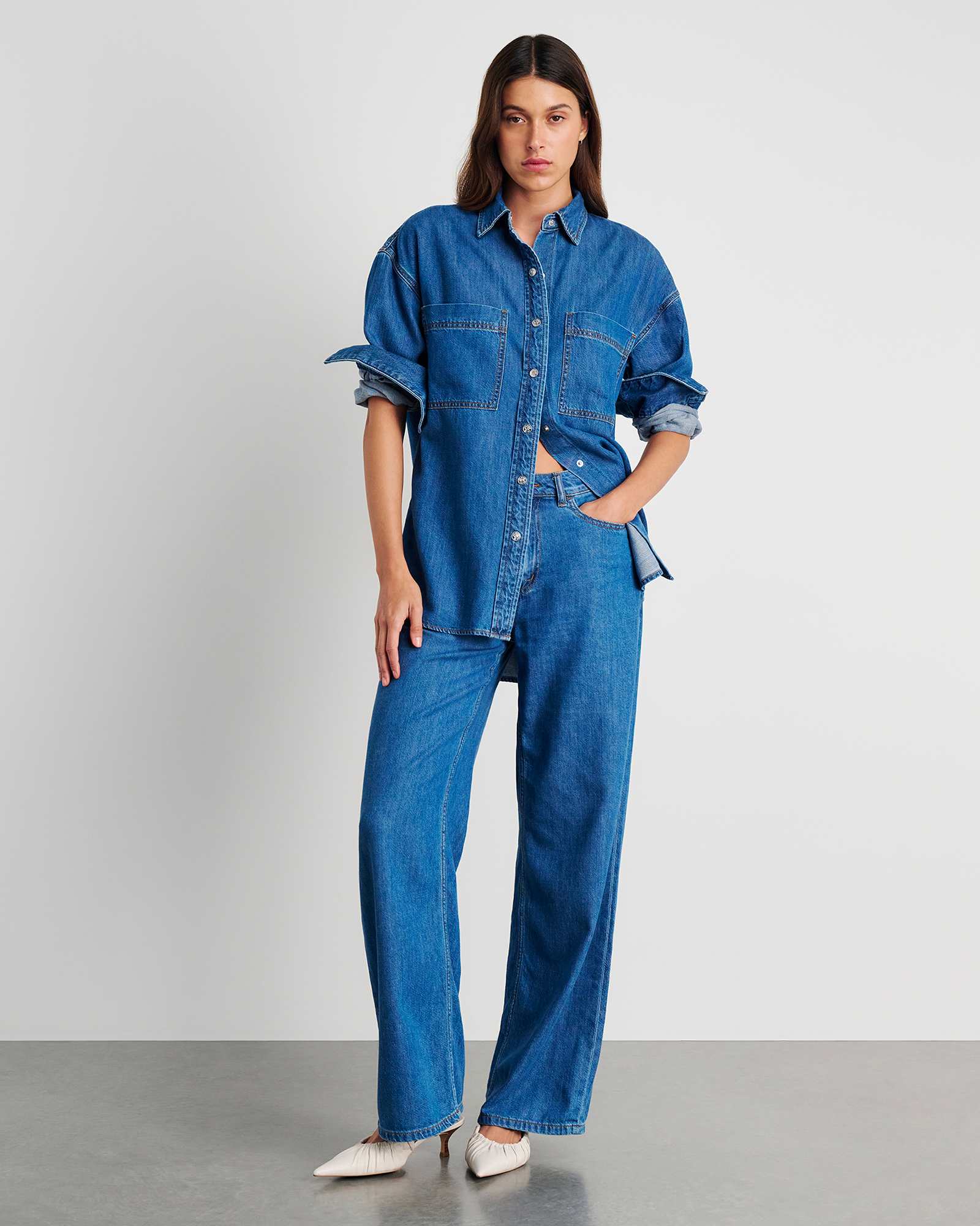 Loe Denim Long Sleeve Shirt