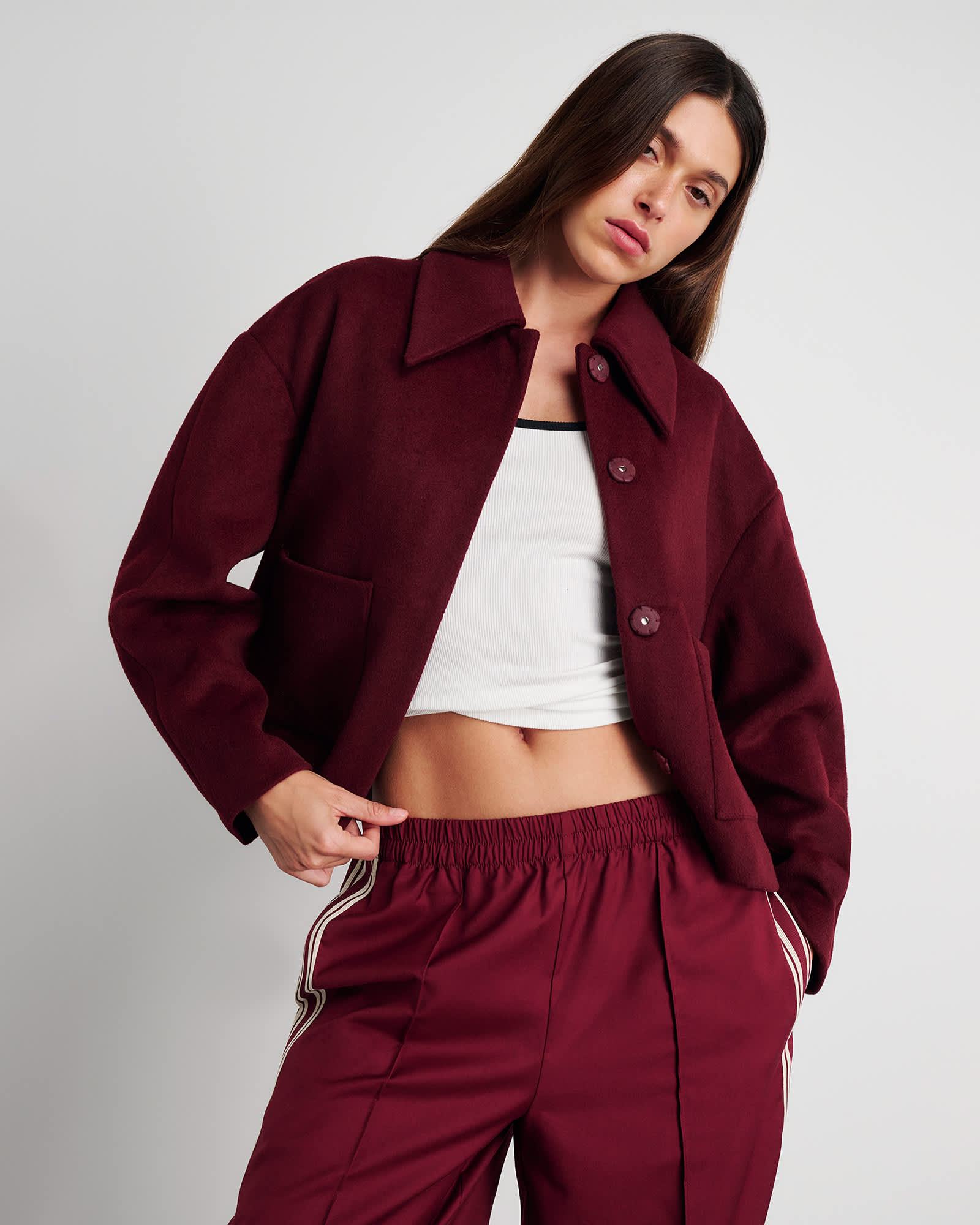 Rosella Wool Crop Jacket