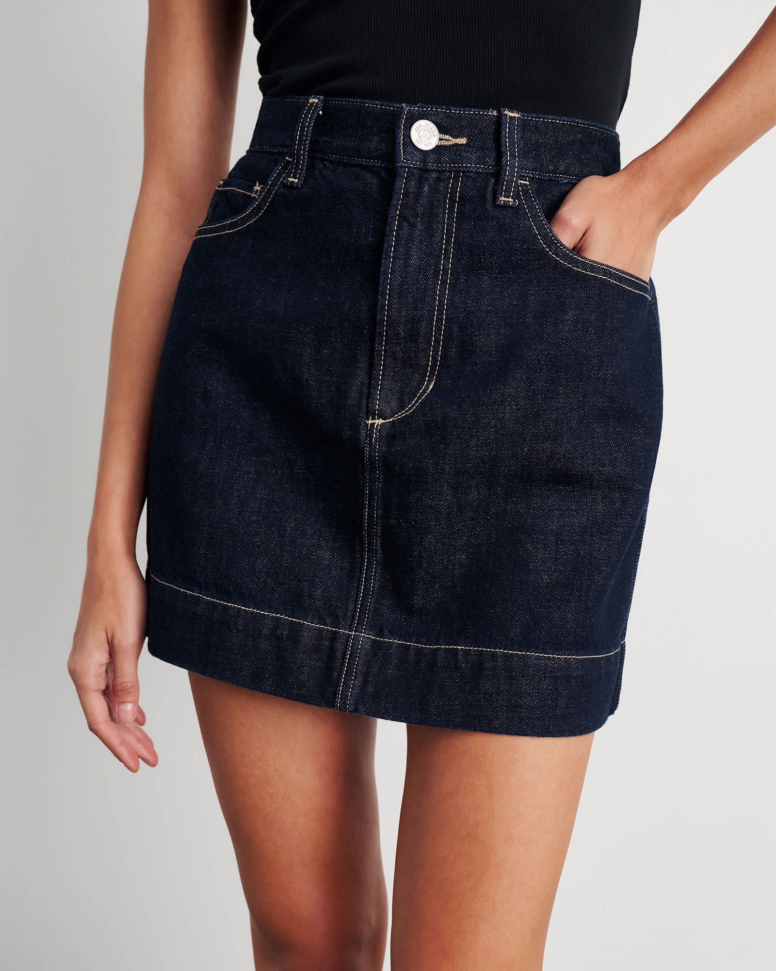 Cora Denim Mini Skirt