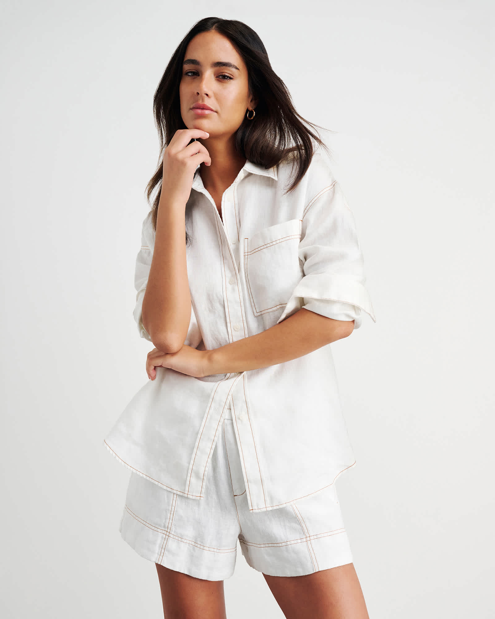 Gigi Linen Relaxed Shirt