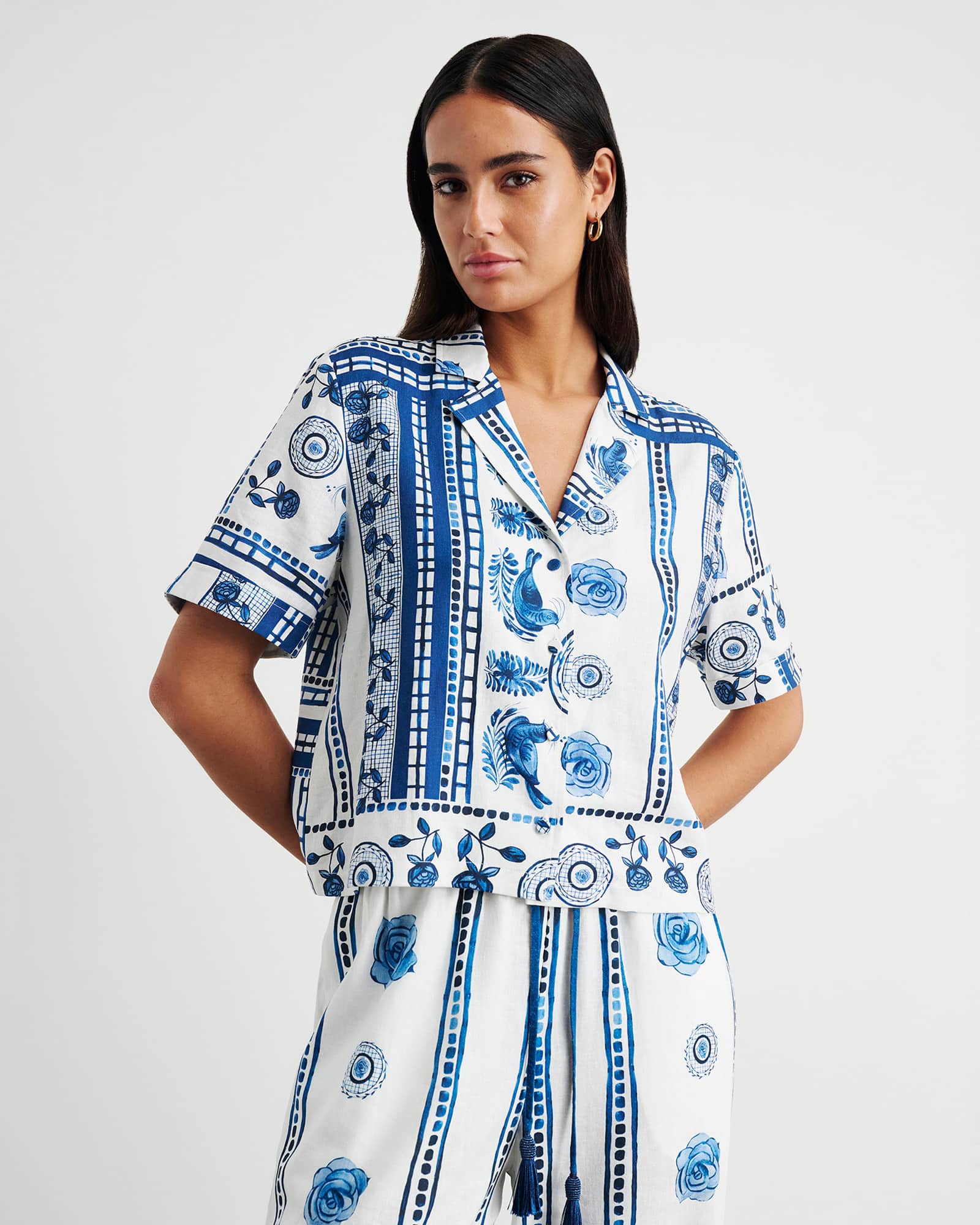 Lovebird Relaxed Short Sleeve Shirt