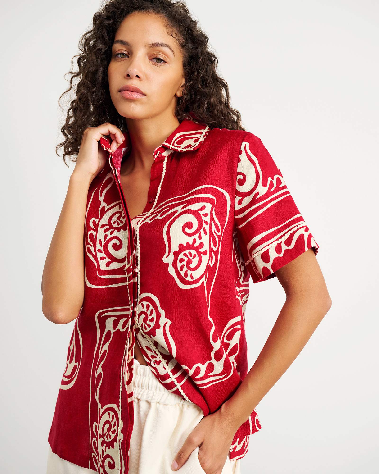 Ceeze Linen Short Sleeve Shirt