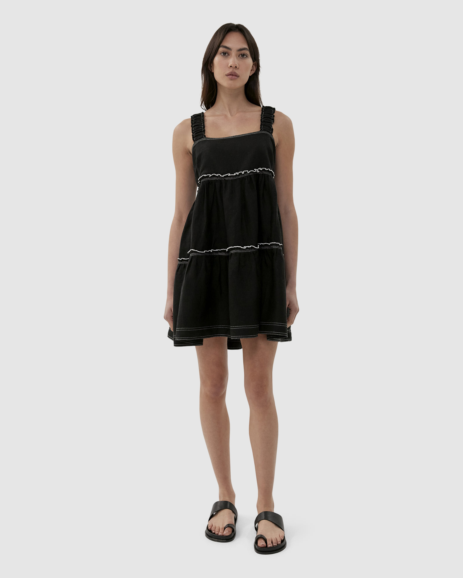 Sara Linen Mini Dress | JAG