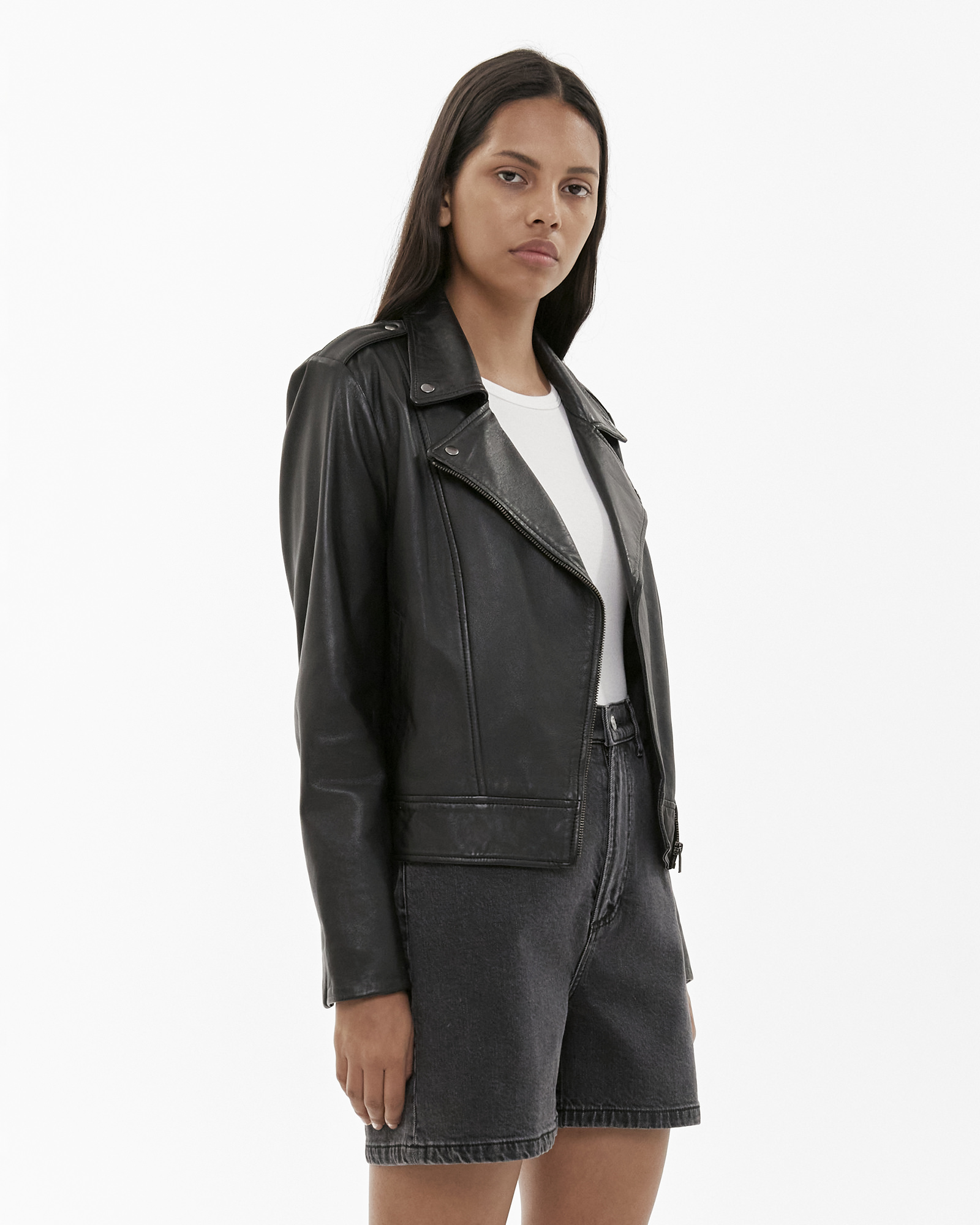 Reiss gia new arrivals leather jacket
