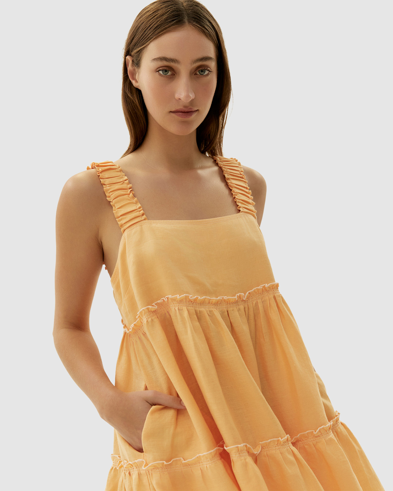 Sara Linen Mini Dress | JAG
