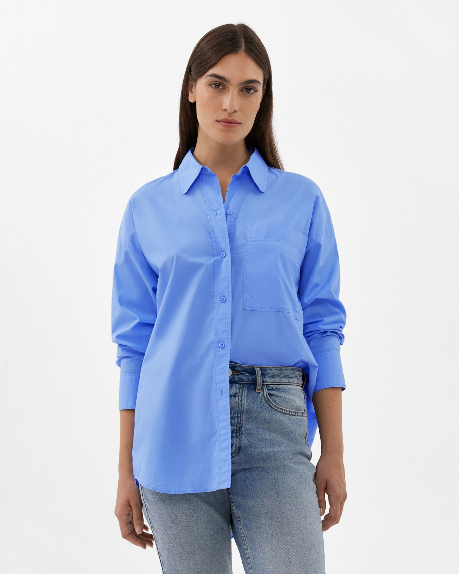 blue shirt women