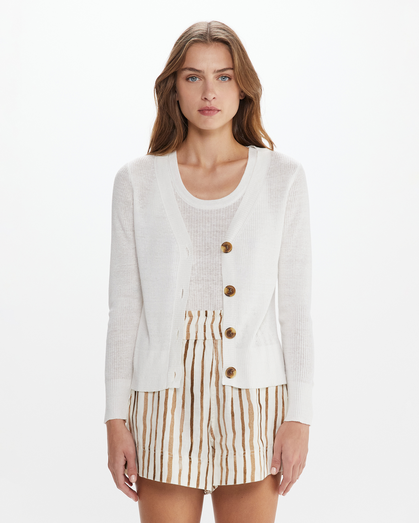 White knitted cardigan clearance ladies
