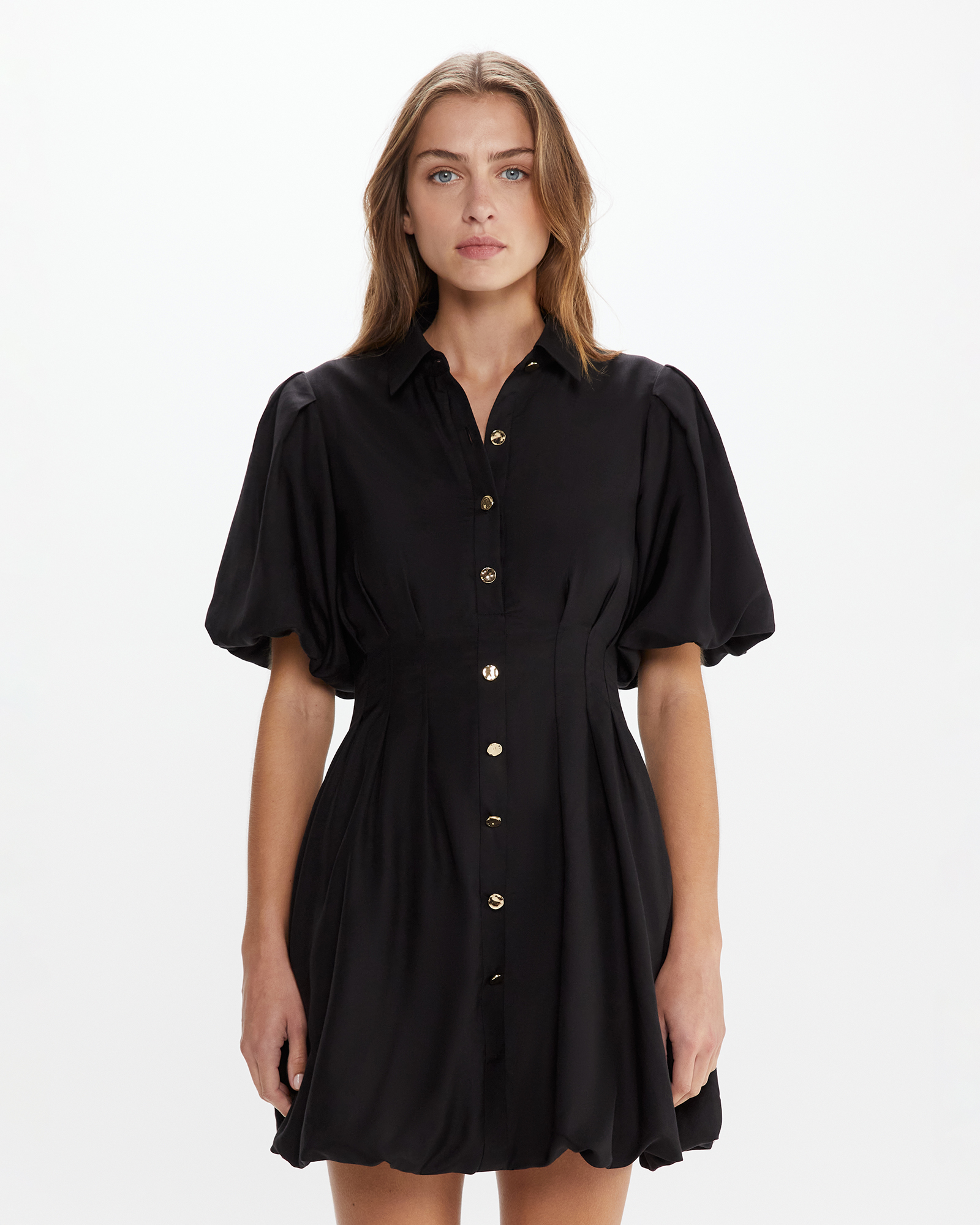 Kinsley Cotton Silk Shirt Dress | JAG